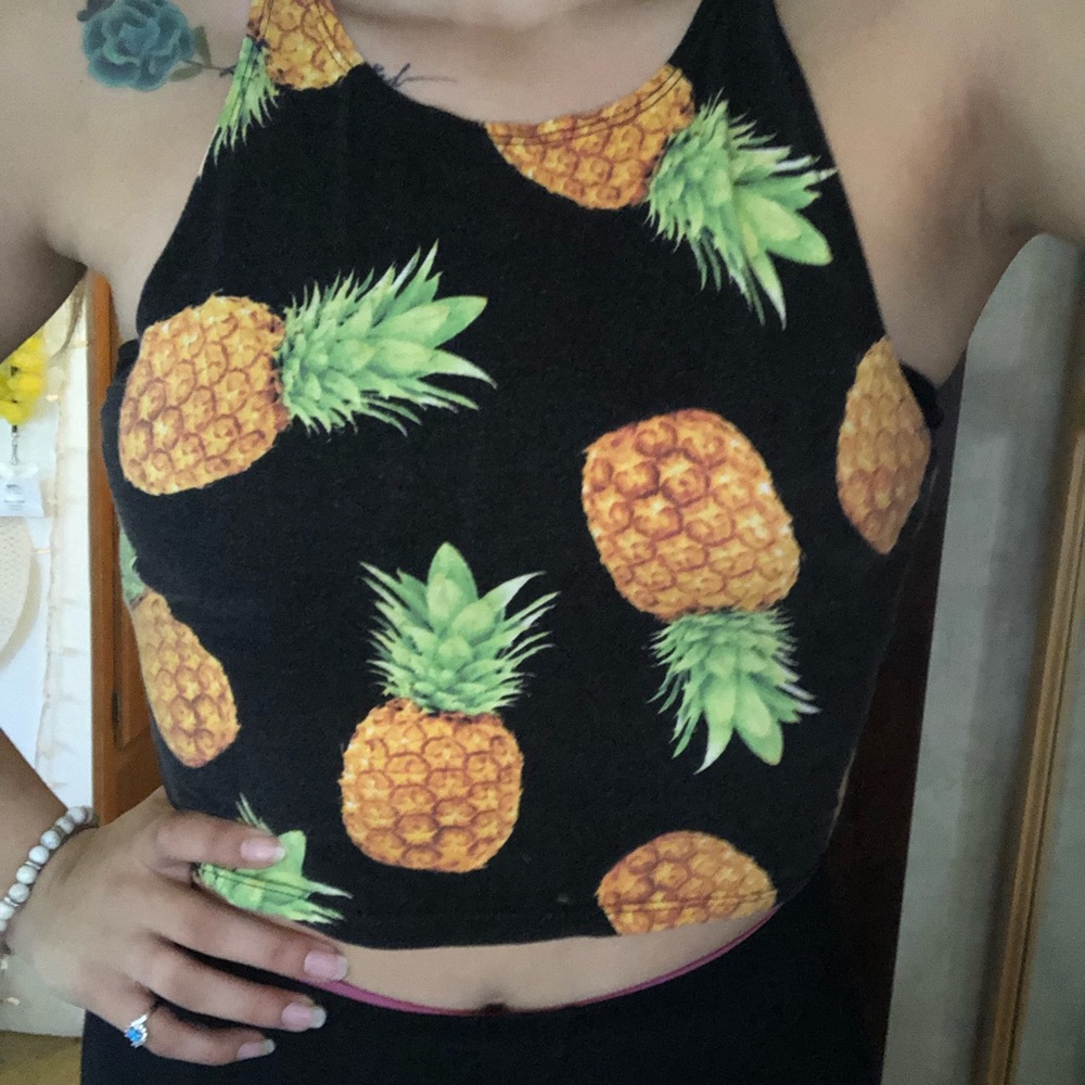 Pineapple crop top